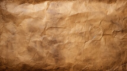 crinkled brown paper bag background