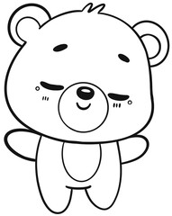 hand drawn Bear