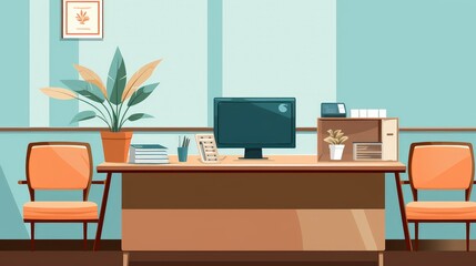 paperwork nursing home desk