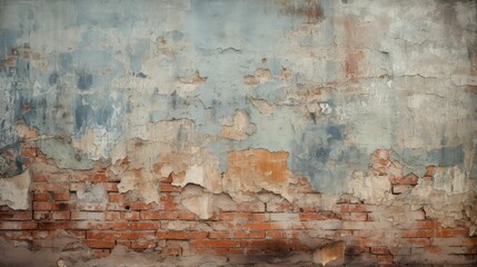 crumbling old wall
