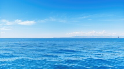 Naklejka premium sailboats blue waters
