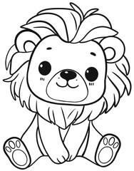 hand drawn Lion