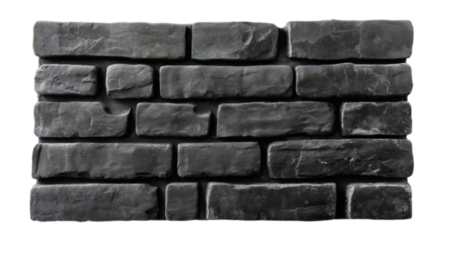 Realistic black brick wall texture with a rugged and aged design, vintage grunge background perfect for urban or retro themed wallpapers, banners, and construction inspired backdrop