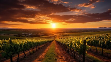 Naklejka premium scenic national drink wine day