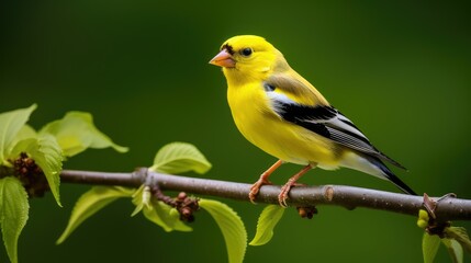 plumage american gold finch