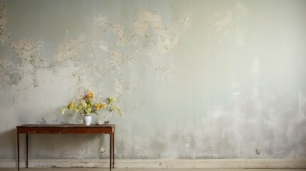 flakes peeling paint wall