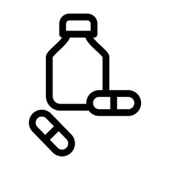 Bottle Pill icon template