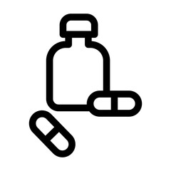 Bottle Pill icon template