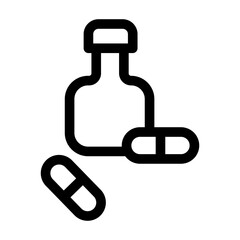 Bottle Pill icon template