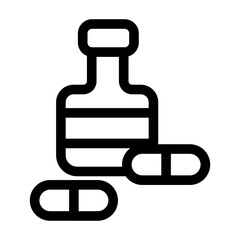 Bottle Pill icon template