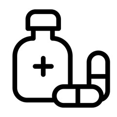 Bottle Pill icon template