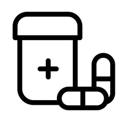 Bottle Pill icon template