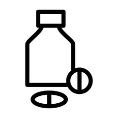 Bottle Pill icon template