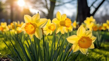 Obraz premium garden spring wildflowers