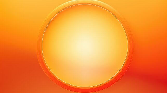 vibrant orange circle background