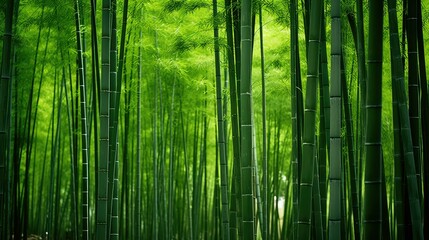 Fototapeta premium growth bamboo trees