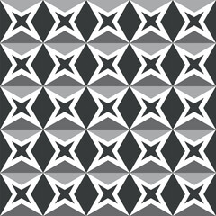 Seamless pattern with geometric shapes 