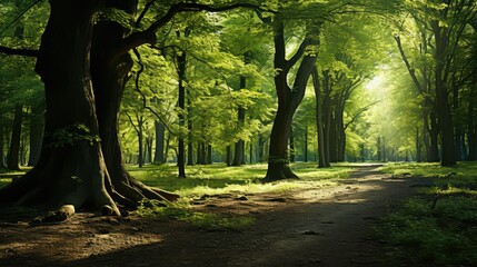 Fototapeta premium dappled trees on transparent