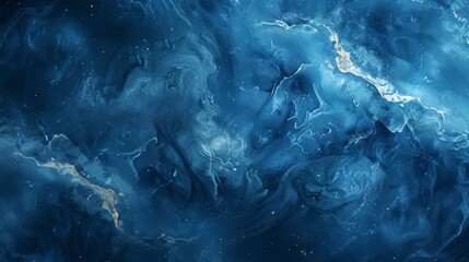 A textured blue marble ink pattern with bold swirls and a dreamy, artistic flow, ideal for background use