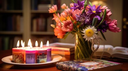 candles birthday book