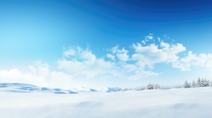 Obraz premium serene snowflake background blue