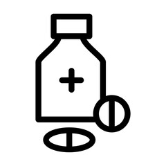 Bottle Pill icon template