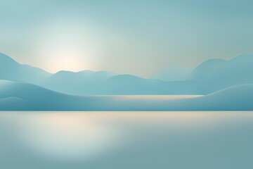 Obraz premium Minimal very light blue background.
