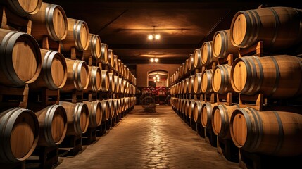 cooperage wine barrels
