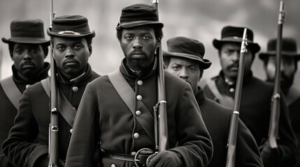 uniforms black civil war soldiers