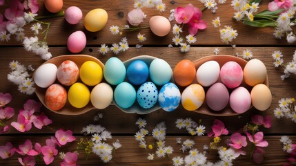 Obraz premium easter colorful spring
