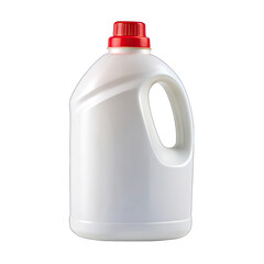 milk bottle isolated on white