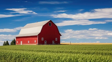Obraz premium weathe red barn background