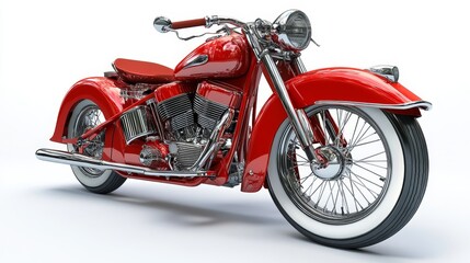 A blue Harley Davidson motorcycle is parked on a white background