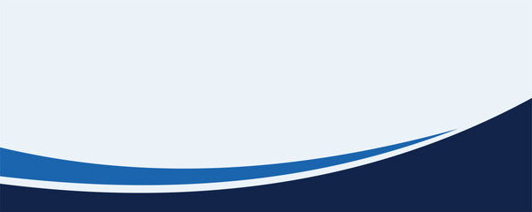 Abstract layered water wave banner template