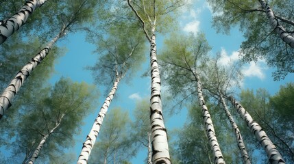 Fototapeta premium s tree looking up