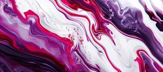 Obraz premium colorful marble wave texture background, purple, red 10