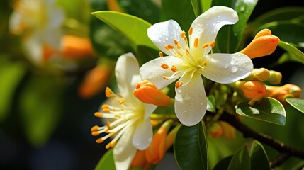 Fototapeta premium blossom orange blossoms