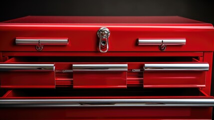 Obraz premium chest red tools