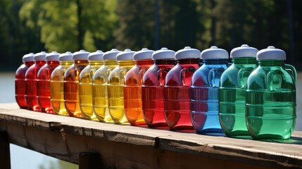 Fototapeta premium durable water jugs