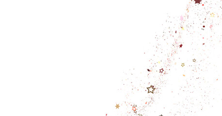 Gilded Wonder: Explore the Magic of a 3D Gold Stars Rain