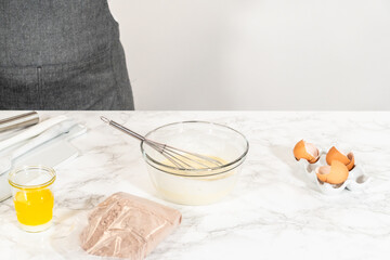 Whisking Delight - Chocolate Bundt Cake in the Making