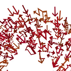 Abstract Blue Arrows Background