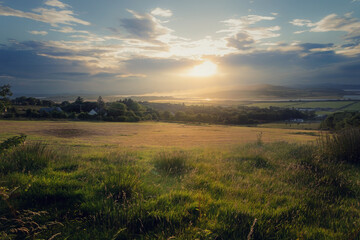Unique Perspective: Sunset lough swilly
