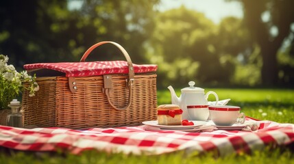 grass red and white check