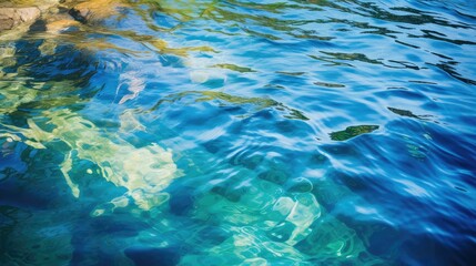 Obraz premium brown river water texture