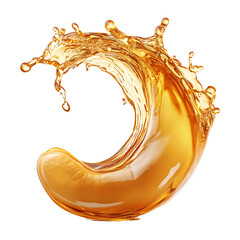 Fototapeta premium Organic Cashew Kernel Shell isolated on transparent background.