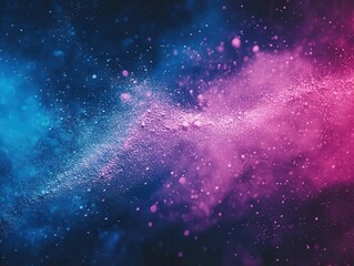 Fototapeta premium vivid dark blue with vibrant magenta and pink hues, textured grainy background creating a dynamic, colorful web banner, perfect for digital design projects