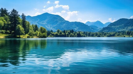 Fototapeta premium tranquil calm blue background