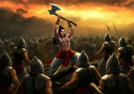 Hindu Epic: Parashurama&rsquo;s Campaign Against the Kshatriya Warriors