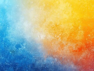 yellow, orange, and blue hues blend in a glowing gradient texture, creating a vibrant, grainy backdrop, perfect for artistic designs, posters, and modern graphics